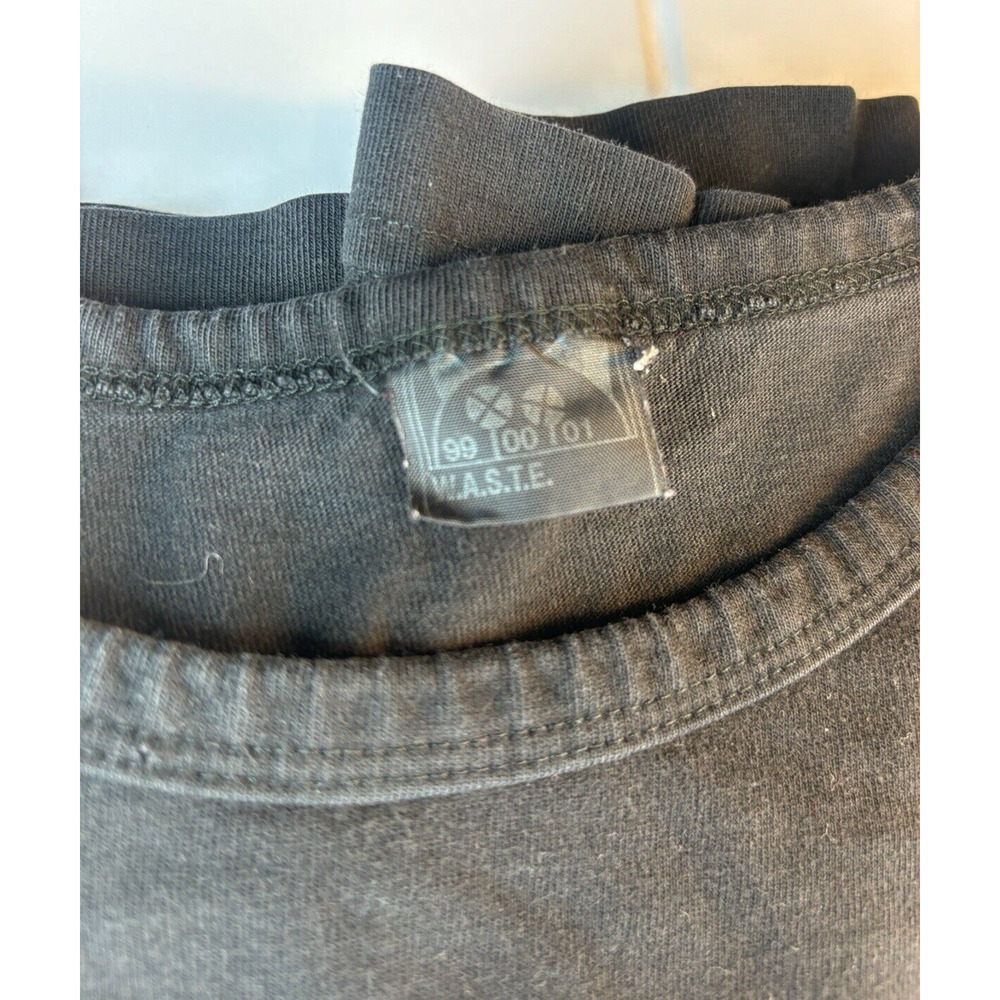 RADIOHEAD Black Stan Donwood TCHOCK Shirt Art 2000 Made by W.A.S.T.E. Men's XL - Picture 2 of 8